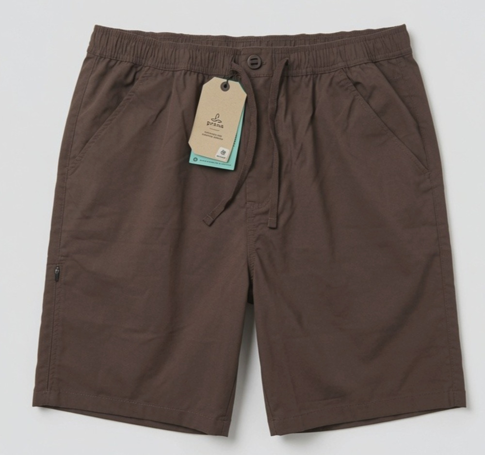 PRANA Double Peak E-Waist Men’s XL 8” Hiking Shorts Charcoal NWT Outdoor Hiking